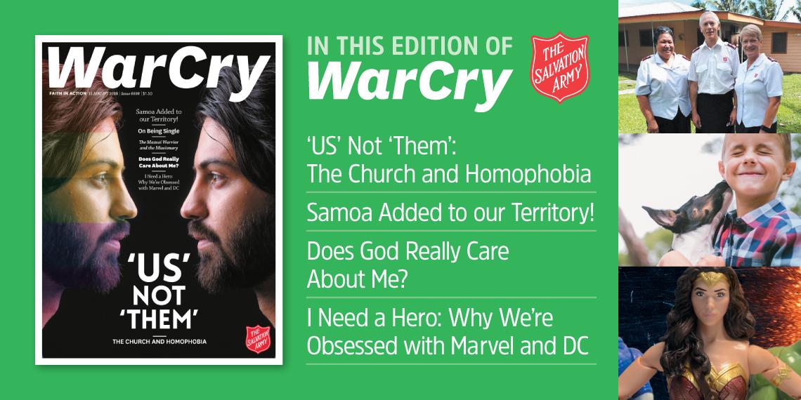 11 August 2018 War Cry cover image