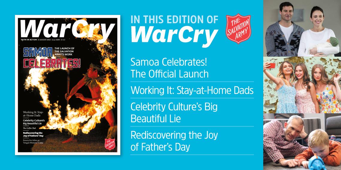 25 August 2018 War Cry cover image