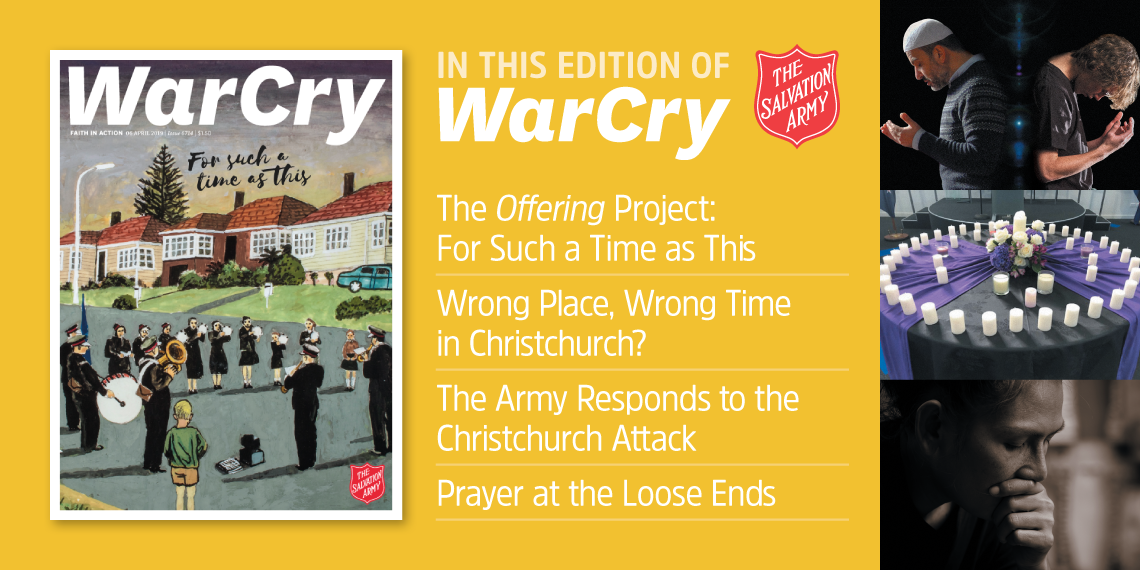 6 April 2019 War Cry cover