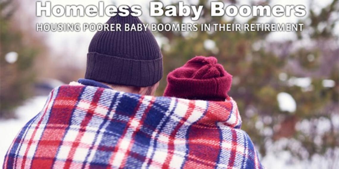 cover image from homeless baby boomers report by Social Policy Unit