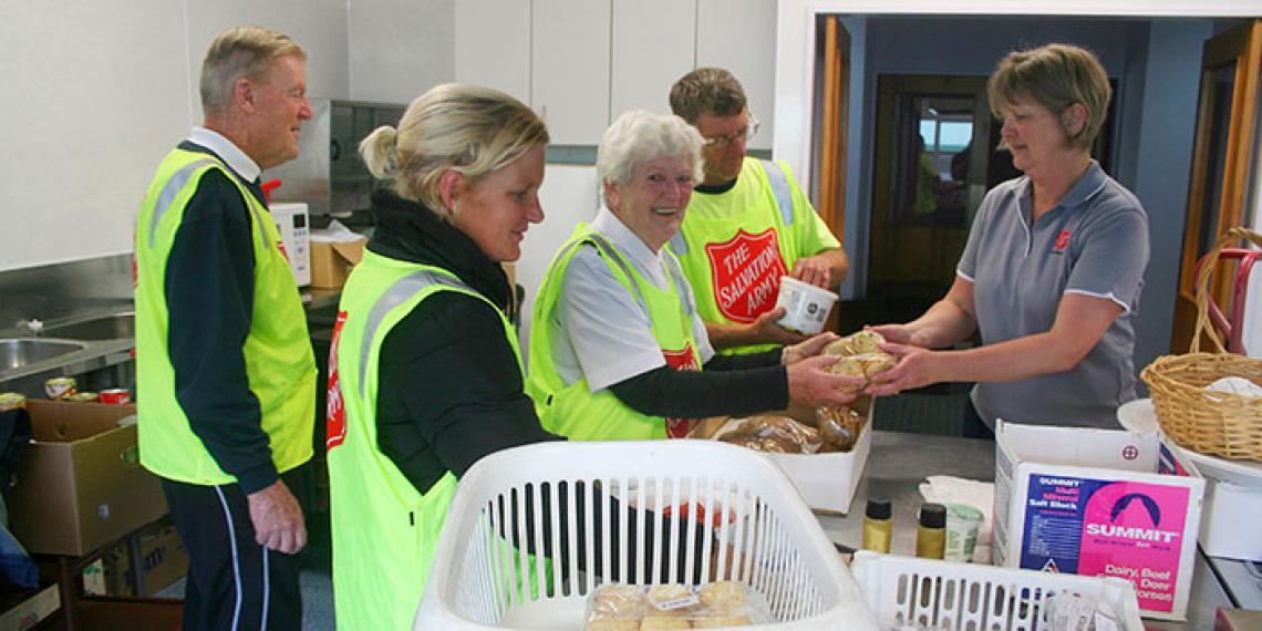 Salvation Army emergency services staff from Blenheim serve the Ward community