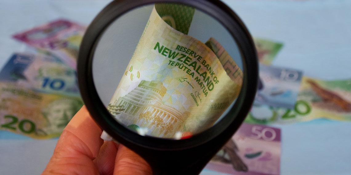Looking at NZ money through a magnifying glass