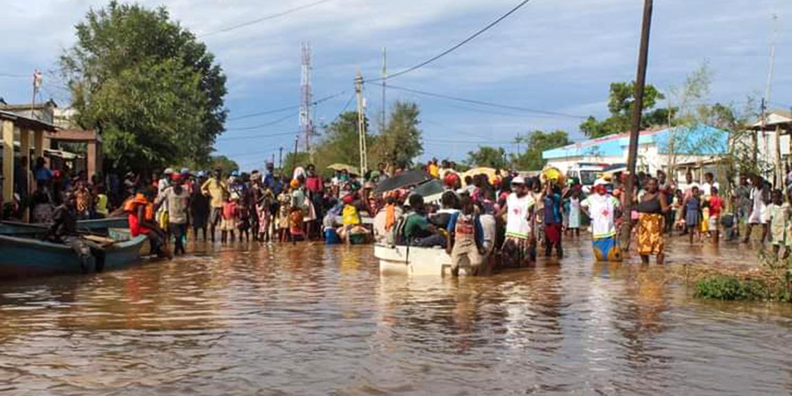 Cyclone Eloise flooding in Central Mozambique