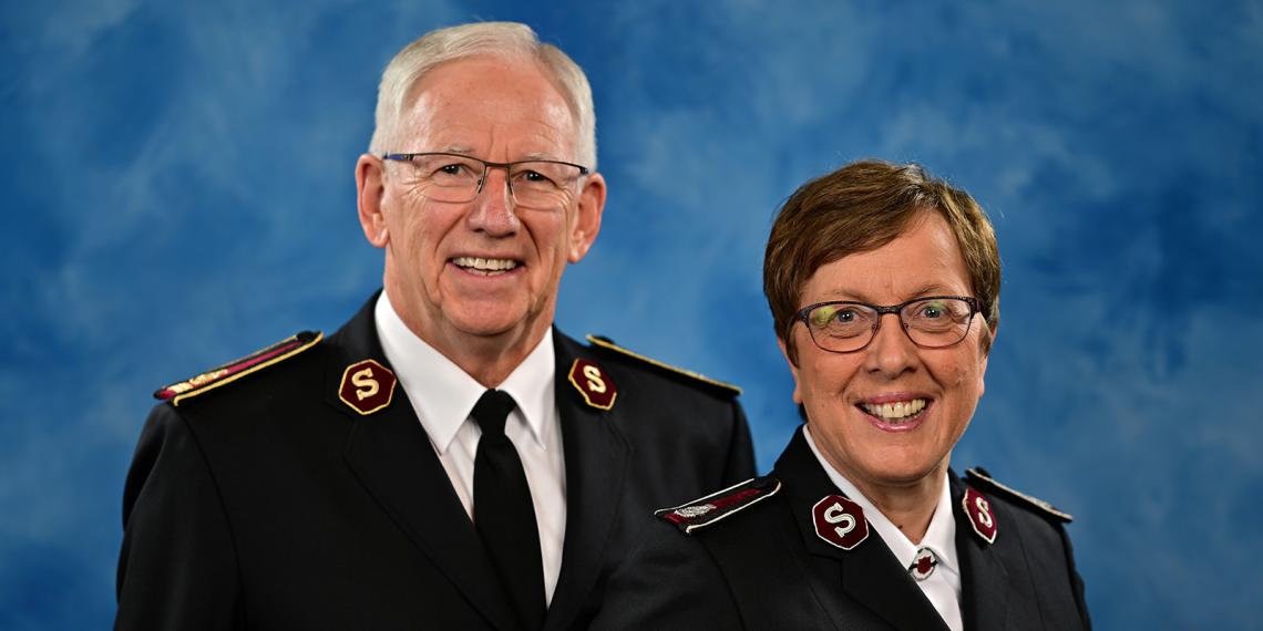 General Brian Peddle and Commissioner Rosalie Peddle