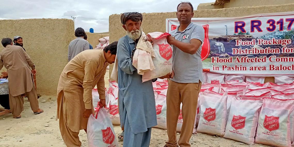 The Salvation Army responds to Pakistan flooding