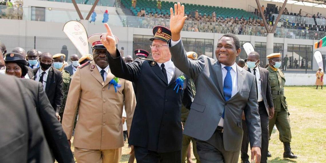Zambia’s President Joins General Peddle to Celebrate Centenary