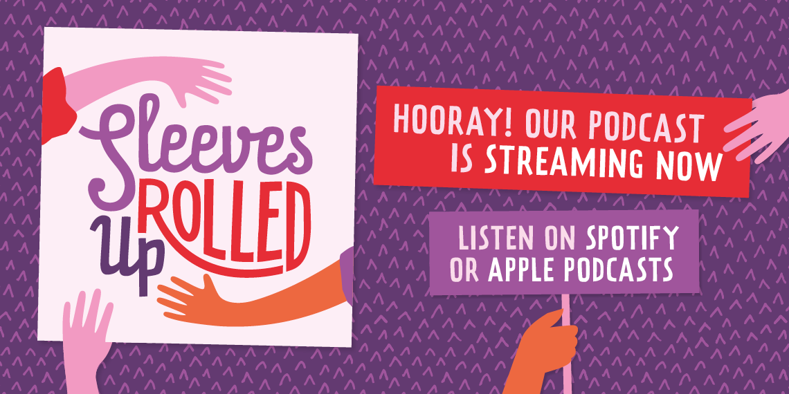Sleeves Rolled Up podcast banner
