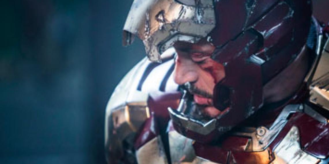 Robert Downey Jr in Iron Man 3 