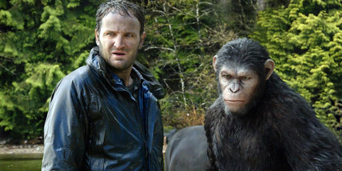 Still image form the film Dawn of the Planet of the Apes