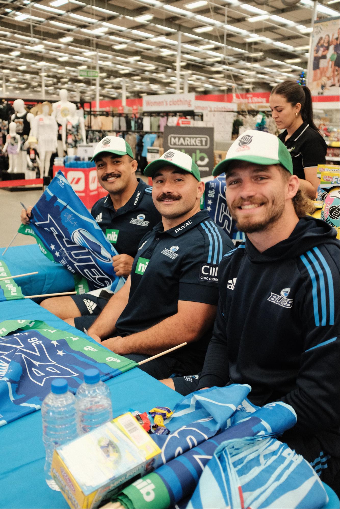 Blues Bus visit in-store